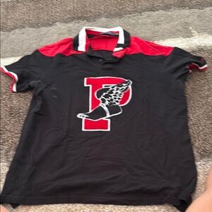 Polo by Ralph Lauren Black and Red Polo Shirt